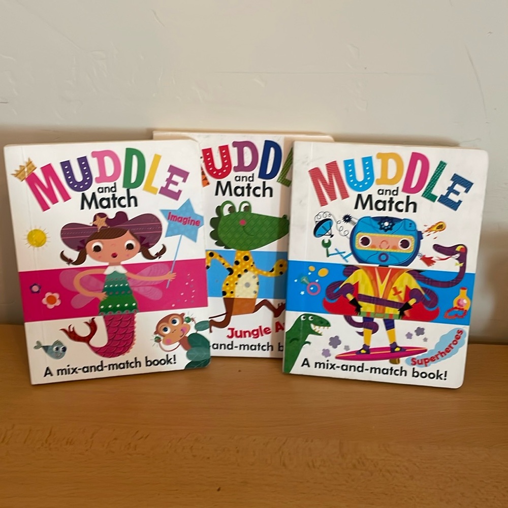 Bundle of mix and match flip books